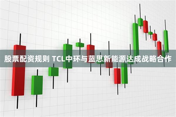 股票配资规则 TCL中环与蓝思新能源达成战略合作